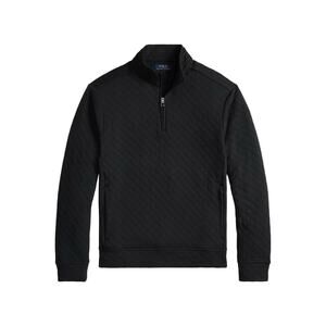 Polo Ralph Lauren Black Quilted Double-Knit Jersey Sweatshirt Men’s 4XB $168